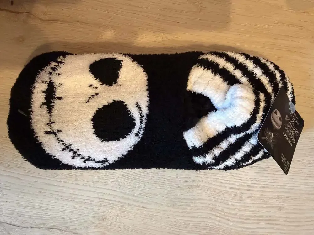 Disney Tim Burton's The Nightmare Before Christmas Jack Skellington Slipper Sock